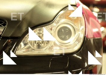 Photo Texture of Floodlight Car