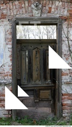 Single Old Wooden Doors