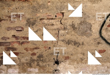 Wall Bricks Plastered