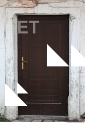 Single Old Wooden Doors