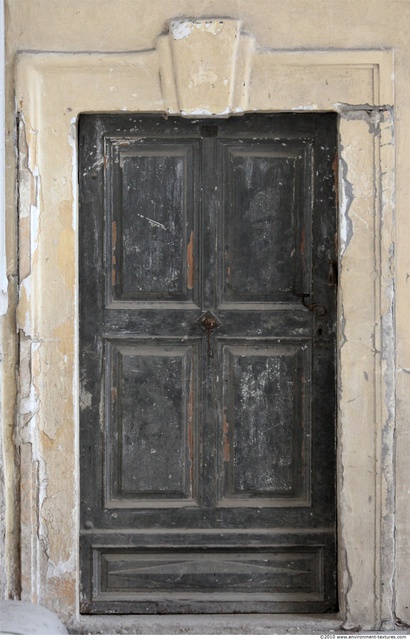 Single Old Wooden Doors