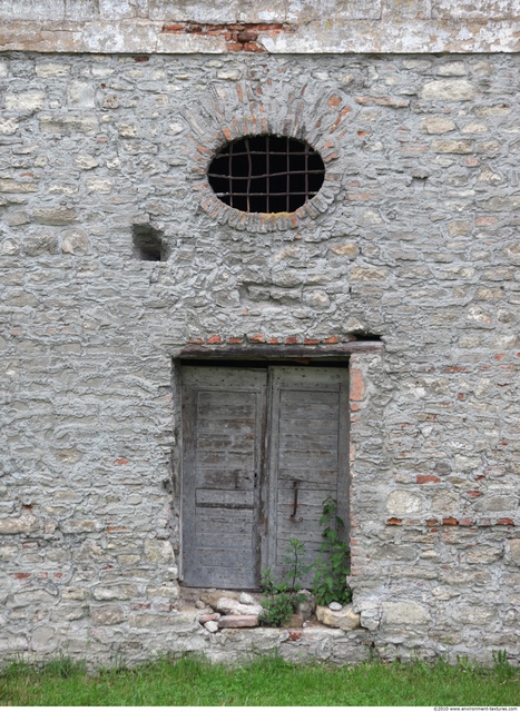 Castle Buildings Double Wooden Doors