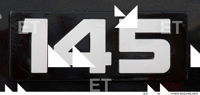 Letter and Numbers Sign