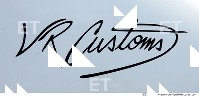 Letter and Numbers Sign