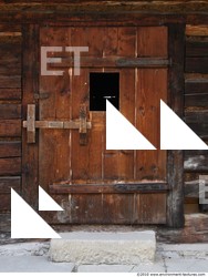 Single Old Wooden Doors