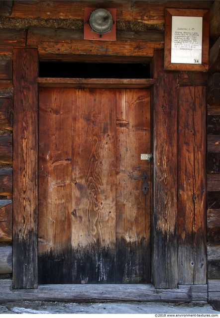 Single Old Wooden Doors