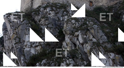 Cliffs Overgrown Rock