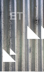 Dirty Corrugated Plates Metal