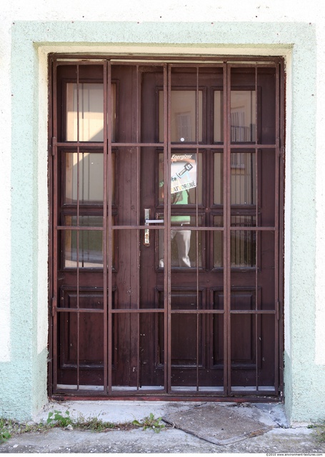 Single Old Wooden Doors