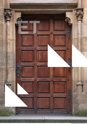 Single Old Wooden Doors