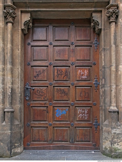 Single Old Wooden Doors