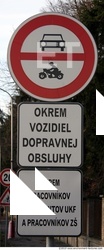 Prohibition Traffic Signs