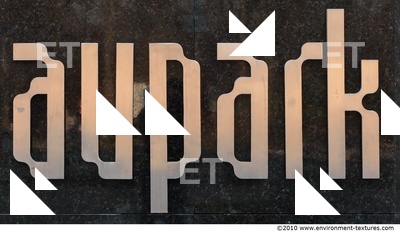 Letter and Numbers Sign