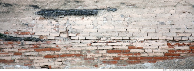 Wall Bricks Plastered