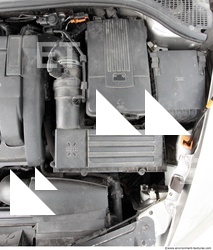 Photo Texture of Engine Compartment