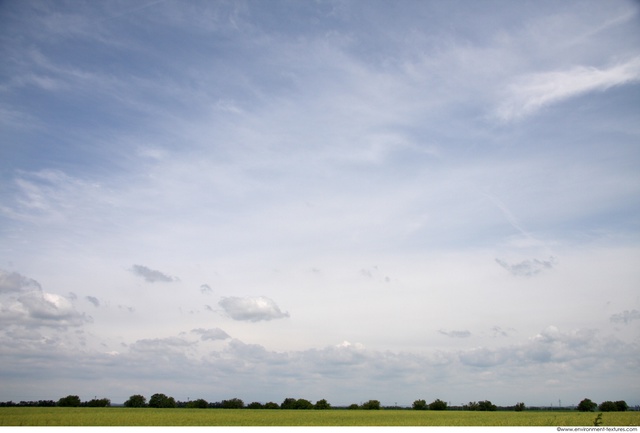 Blue Clouded Skies