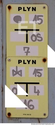 Letter and Numbers Sign