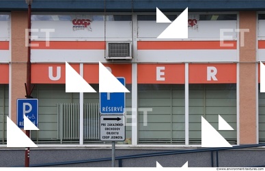 Photo Texture of Building Shop