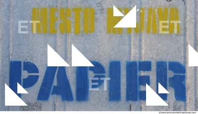 Letter and Numbers Sign