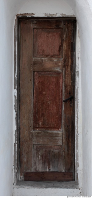 Single Old Wooden Doors