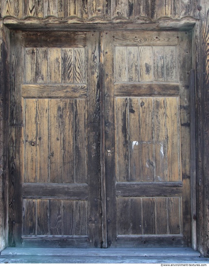 Double Wooden Doors