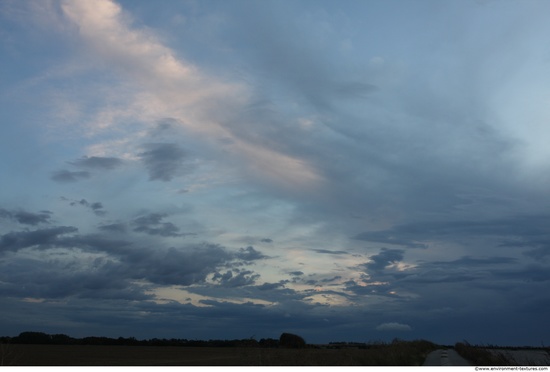 Blue Clouded Skies