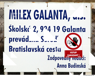 Letter and Numbers Sign