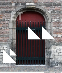 Single Old Wooden Doors