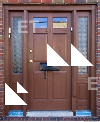 Single New Wooden Doors