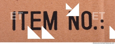 Letter and Numbers Sign