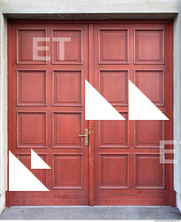 Double Wooden Doors