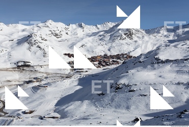 Photo Texture of Background Snowy Mountains