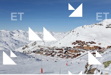 Photo Texture of Background Snowy Mountains