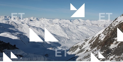 Photo Texture of Background Snowy Mountains