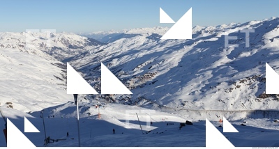 Photo Texture of Background Snowy Mountains