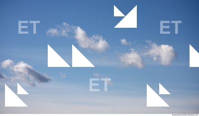 Photo Texture of Blue Clouded Clouds