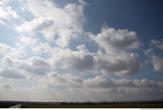 Blue Clouded Skies