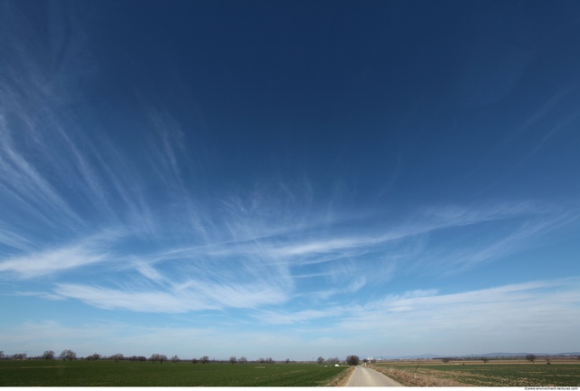 Blue Clouded Skies