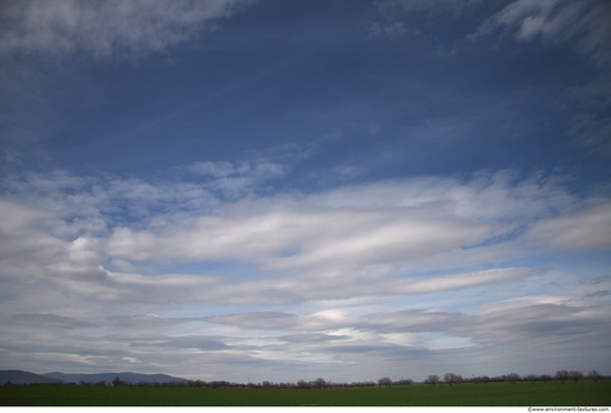 Blue Clouded Skies