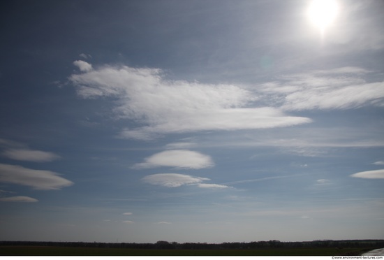 Blue Clouded Skies