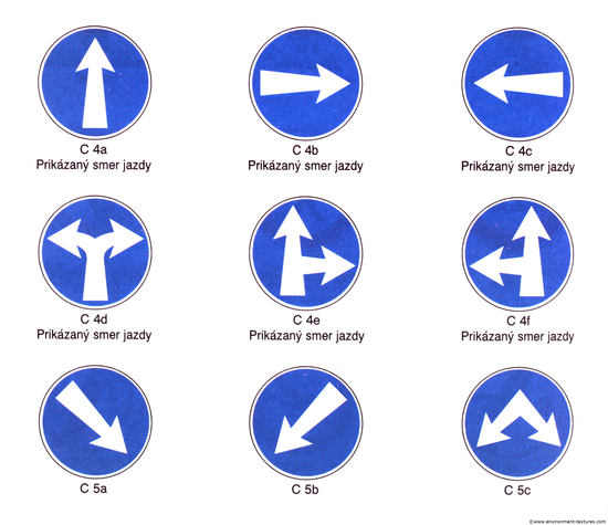 Directional Traffic Signs