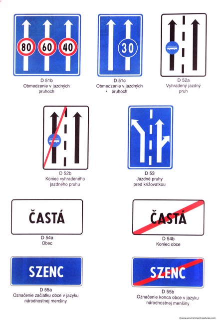 Various Traffic Signs