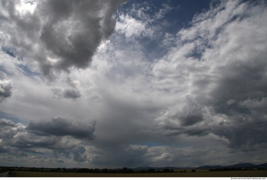 Blue Clouded Skies