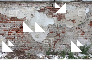 Wall Bricks Plastered