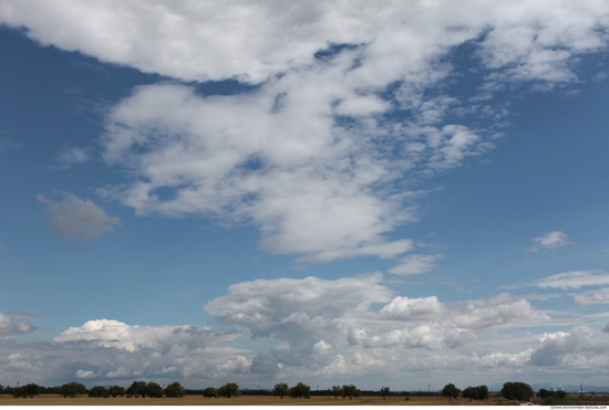 Blue Clouded Skies