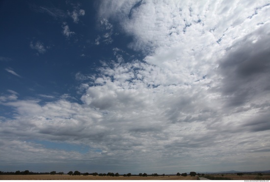 Blue Clouded Skies