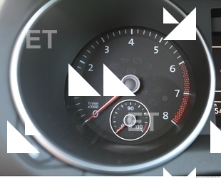 Photo Texture of Gauges Car