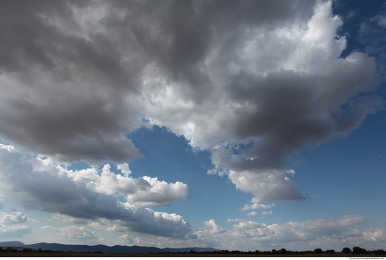 Blue Clouded Skies