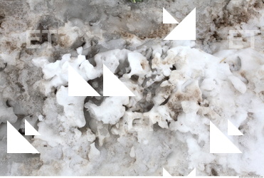 Photo Texture of Dirty Snow