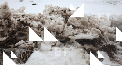 Photo Texture of Dirty Snow